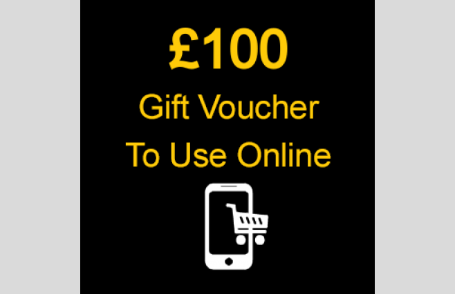 £100 Gift Voucher To Use Online - Image 1